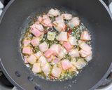 ベーコンと小松菜の大根おろし和風パスタ作り方3写真