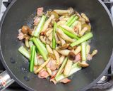 ベーコンと小松菜の大根おろし和風パスタ作り方4写真