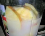 生リンゴ＋カルピスジュース（２種味比べ）作り方1写真
