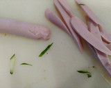 レタスとキュウリと魚肉ソーセージの酢の物作り方4写真