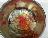 【♪お弁当】和風干しえびと長ネギの卵焼作り方3写真