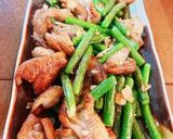最高のおつまみ！鶏皮のニンニク芽炒め作り方6写真