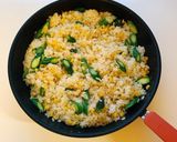 旬のアスパラたっぷりコーンチャーハン作り方5写真