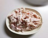 長芋と蒸し鶏の梅マヨ和え☆和食の副菜作り方1写真