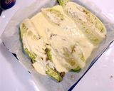 とんがりキャベツの丸ごと焼きチーズソース作り方5写真