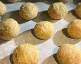 オートミールで作るスノーボール風クッキー作り方6写真