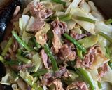 野菜を蒸し焼き#牛カルビで野菜炒め作り方5写真