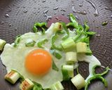具沢山玉子焼き　ピーマンとネギ作り方3写真