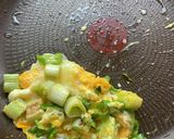 具沢山玉子焼き　ピーマンとネギ作り方4写真