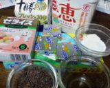 チョコの入ったレアチーズケーキ作り方1写真