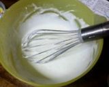 チョコの入ったレアチーズケーキ作り方4写真