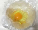 ［防災］洗い物ゼロ！焼かない目玉焼き作り方1写真