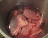 圧力鍋で簡単。トロトロ牛スジ煮込み作り方1写真