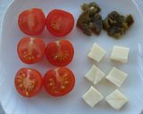ひとくちトマトの生ハム包み作り方1写真