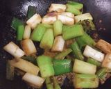 簡単スパイスレシピ♫長ネギのクミン炒め作り方3写真