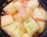 加賀太きゅうりと干し海老のあんかけ作り方3写真