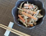 栄養士の減塩＊ミルクきんぴらごぼう作り方5写真