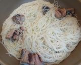 なすとさば缶のバジルそうめんチャンプルー作り方5写真