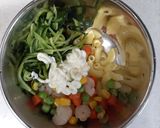 【♪お弁当】マカロニ野菜マヨネーズサラダ作り方8写真