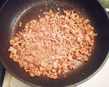 簡単☆紅生姜と挽き肉の和風チャーハン作り方1写真