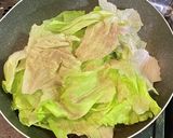 レタスとベーコンの焼きうどん作り方4写真