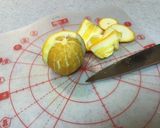 #冷製パスタ　生ハムとオレンジのパスタ作り方2写真