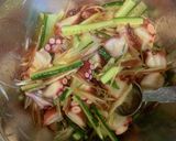 タコと茗荷の生姜ポン酢和え作り方1写真