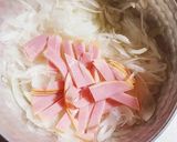 玉ねぎとハムのサラダ作り方4写真