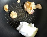 ピリ辛簡単おつまみ　鶏皮カリカリ作り方1写真