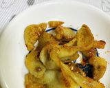 ピリ辛簡単おつまみ　鶏皮カリカリ作り方3写真