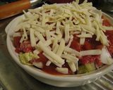 白菜と挽肉のカンタントマトグラタン作り方4写真