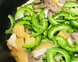 厚揚＆豚肉＋じゃこのゴーヤーチャンプルー作り方2写真