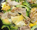 厚揚＆豚肉＋じゃこのゴーヤーチャンプルー作り方3写真