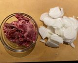 Beef Udon作り方1写真
