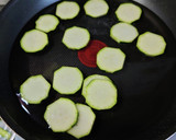 ヨウサマの減塩ズッキーニのネギと焼豚和え作り方1写真