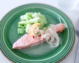 レンジで簡単♪銀鮭のさわやかレモンソース作り方8写真
