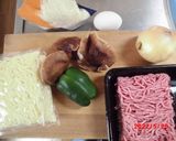 簡単ナポリタンスパゲッティとハンバーグ作り方1写真