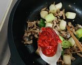 【豚肉と長ねぎ】の甘辛いため♡作り方7写真