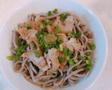 簡単！茹でずにレンチンのみ、冷やし肉そば作り方6写真