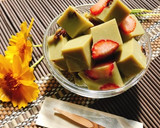 砂糖不使用で罪悪感ゼロ♡甘酒抹茶寒天作り方4写真