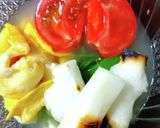 ツナ、皮むきトマト入冷麺風そうめん作り方5写真