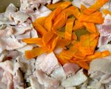 豆苗と豚肉のごま味噌炒め^^作り方8写真