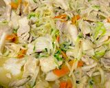 豆苗と豚肉のごま味噌炒め^^作り方11写真
