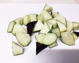 プルコギのタレでナスと豚バラの炒め物作り方1写真