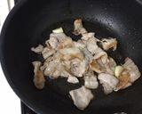 プルコギのタレでナスと豚バラの炒め物作り方4写真