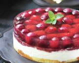 チェリーと苺のレアチーズケーキ*絶品！作り方8写真