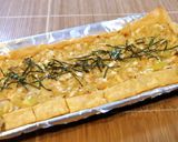 糖質制限レシピ♬『油揚げのネギ味噌ピザ』作り方8写真