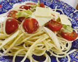 ミニトマトとチーズの冷製パスタ♡簡単!♡作り方6写真