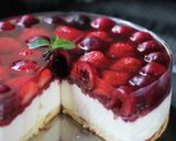チェリーと苺のレアチーズケーキ*絶品！作り方12写真
