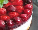 チェリーと苺のレアチーズケーキ*絶品！作り方10写真
